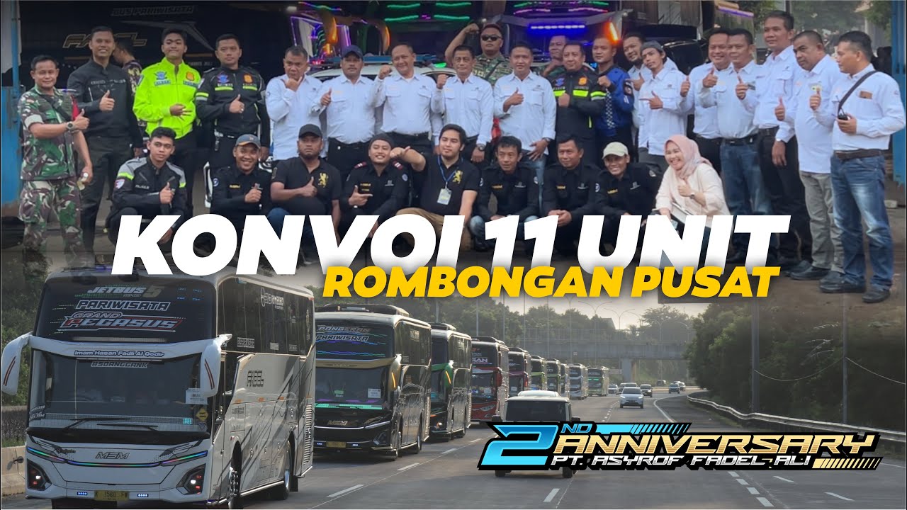 MOMEN SPESIAL🤩KONVOI FAMGATH MSM ASYROF ROMBONGAN PUSAT FULL KAWALAN FULL BASURI 🥳