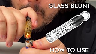 How To Use a Glass Blunt Slider Pipe