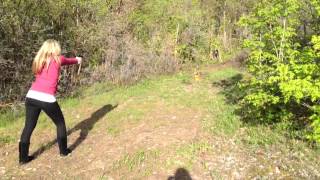 Girl Shoots Gun - Taurus TCP .380 - Testing