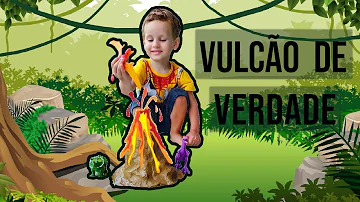 Como fazer vulcão que explode?