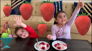 Easy Homemade Strawberry Ice cream without Ice Cream maker | Fun cooking | Like Pari Nizu