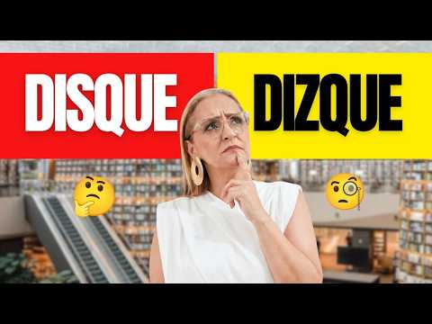 ¿Se escribe DISQUE o DIZQUE?