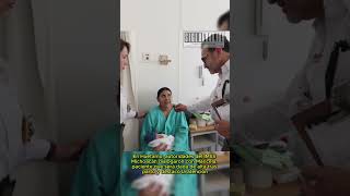 El Huetamo, el titular del IMSS Michoacán dialogaron Maricela tras haber sido atendida de parto