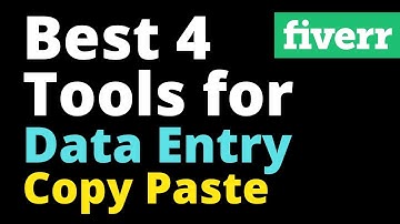 Best 4 Tools for Data Entry Copy Paste