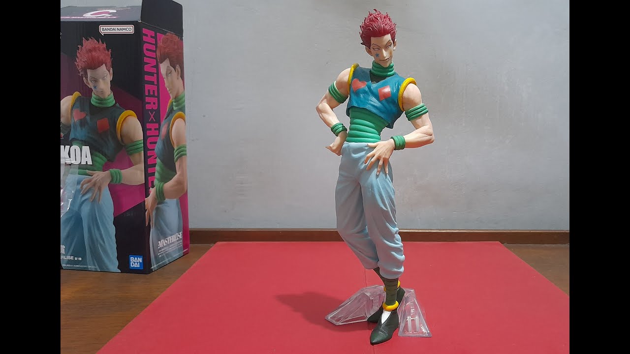 Unboxing Hisoka Morow, Hyskoa Masterlise figure Hunter x