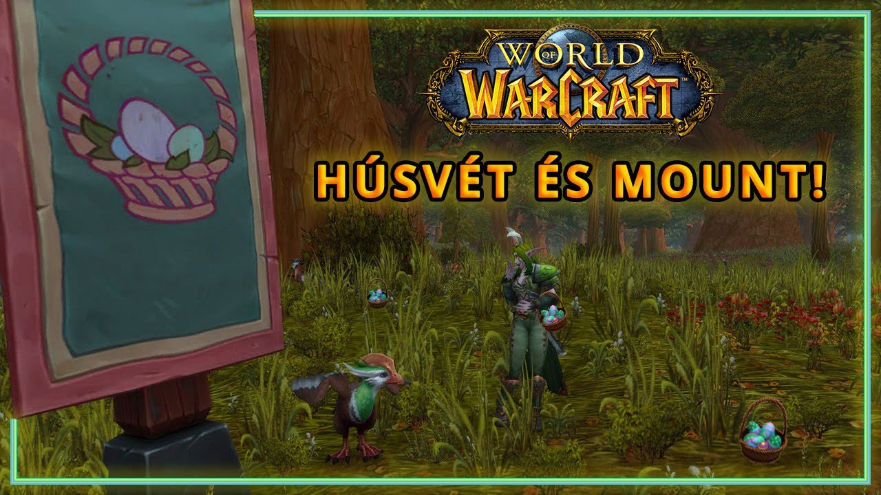 Piros tojás, WoW-os nyuszi, locsolásért jár a mount!