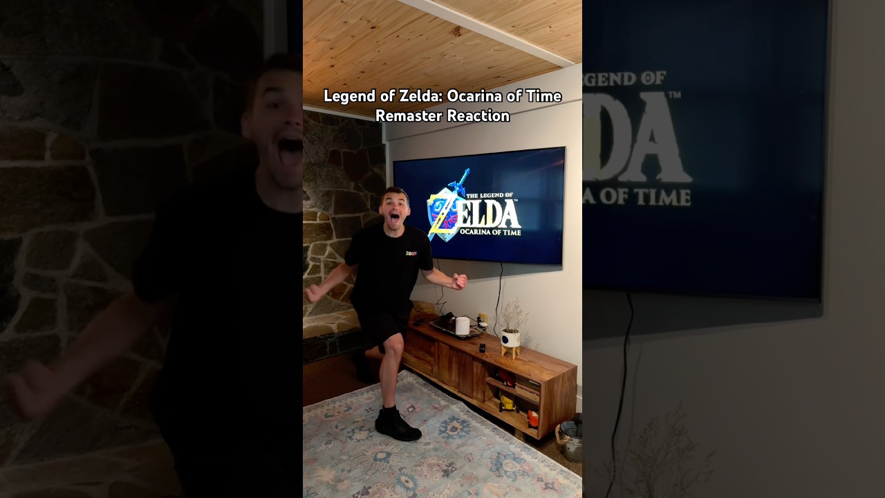 The Legend of Zelda Ocarina of Time Remaster Reaction! 🧝‍♀️￼