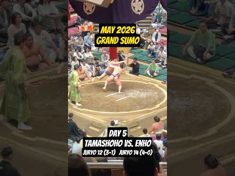 Enho vs. Tamashoho: Grand Sumo Day 5 May 2026