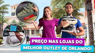 Preços nas lojas do MELHOR OUTLET DE ORLANDO! Tommy, Calvin Klein, Lacoste e muito mais!