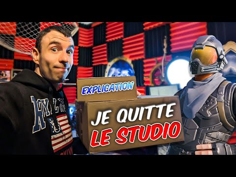 je quitte mon studio youtube