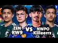 روكيت ليق مواجهه قويه واسطوريه بالتوز نوبو و كيلرز ضد روص و زين ZEN RW9 Vs NWPO KILERZ 2v2