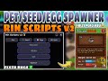 FULLY PLACEABLE ━ Rin Scripts v2 | Pet/Seed/Egg Spawner🥇 Grow a Garden🍏 FIXED BUGS ━ The Best Script
