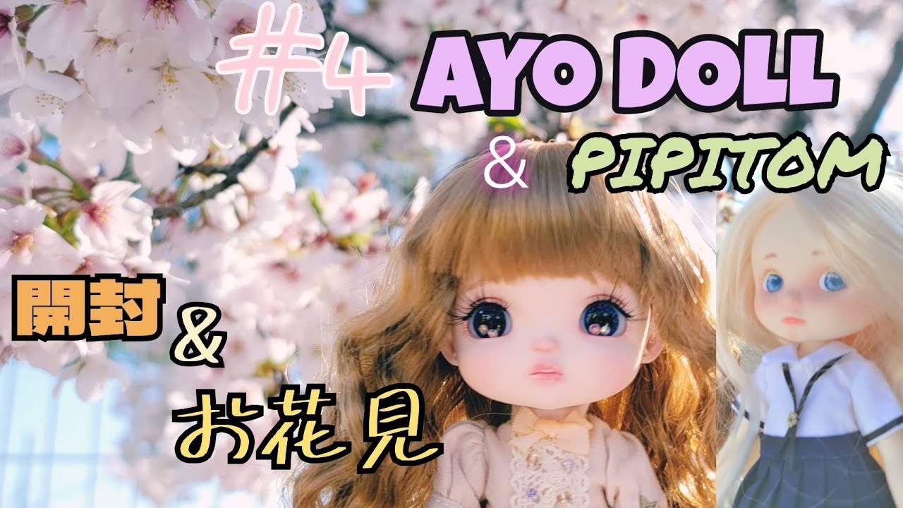AYODOLLとPIPITOM開封＆紹介！お花見も🌸 - YouTube