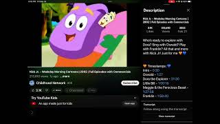 Nick Jr popular shows in the 2000’s