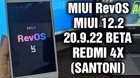 Install & Review Update Custom ROM MIUI RevOS 12.2 V-20.9.22 Redmi 4X (Q/TEN)