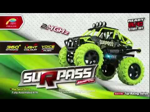 RC Stunt Toy 4WD 2,4 GHz frente e verso 360 ° rotativo Veículo com