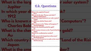 Important Gk Questions for all competitive exams 📚#youtubeshorts #education #currentaffairs