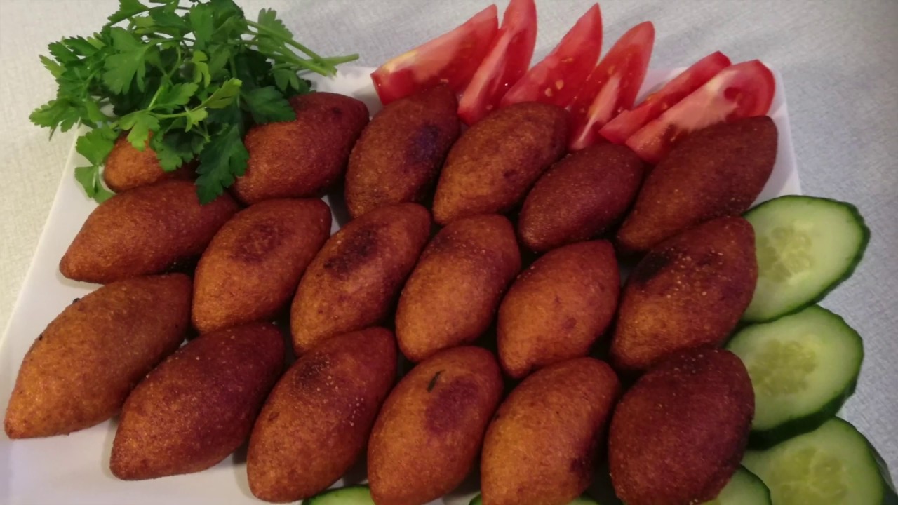 كبة برغل والبطاطا مقليه هشه ولذيذه مقليه بدون طبخ البرغل بدون مكينه ...