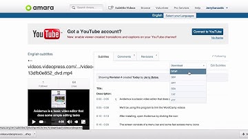 How to add captions or subtitles to a WordPress tv video   WordPress tv