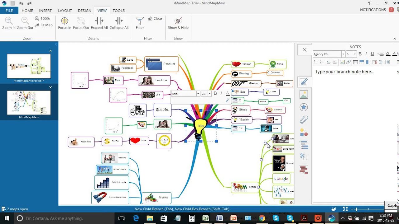 iMindMap to Powerpoint - YouTube