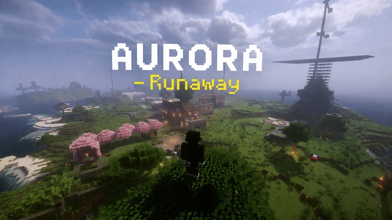 Minecraft AURORA – Runaway 🎬 | Cinematic World Like a Movie (INSANE Graphics)