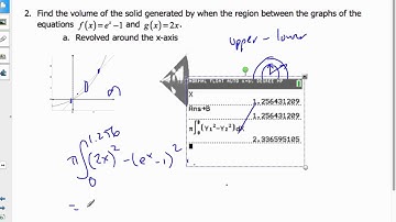 IB Math HL - Volume of Revolution dx