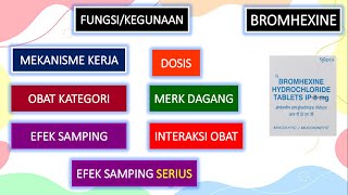 APA ITU OBAT BROMHEXINE