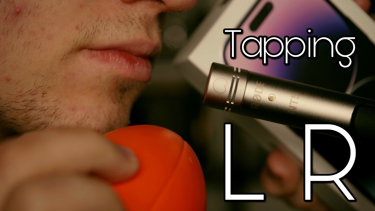 ASMR Tapping No Talking | Extremely Close Ear To Ear Sounds #asmr - YouTube