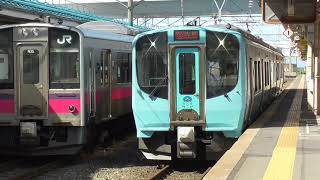 青森駅 青い森鉄道 八戸行き発車【青い森703系・578M】 2021.05.25 青森駅 青い森鉄道 八戸行き発車【青い森703系・578M】 2021.05.25