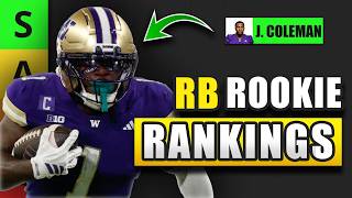 2026 Rookie RB Rankings Just Dropped | Pros, Cons &amp; Comps