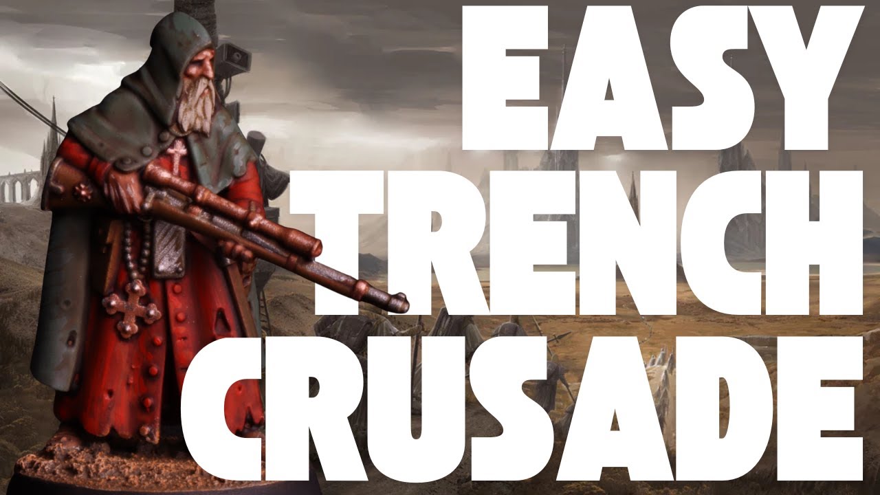 How to paint The Sniper Priest for Trench Crusade- my fave lore character!