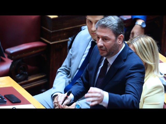 Παρέμβαση Νίκου Ανδρουλάκη στην Ολομέλεια της Βουλής των Ελλήνων