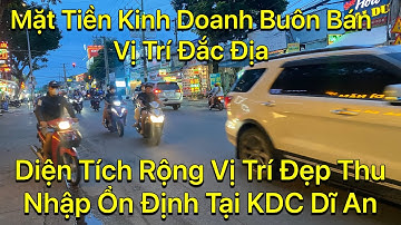 MẶT TIỀN KINH DOANH BUÔN BÁN TẠI KDC DĨ AN TP HỒ CHÍ MINH