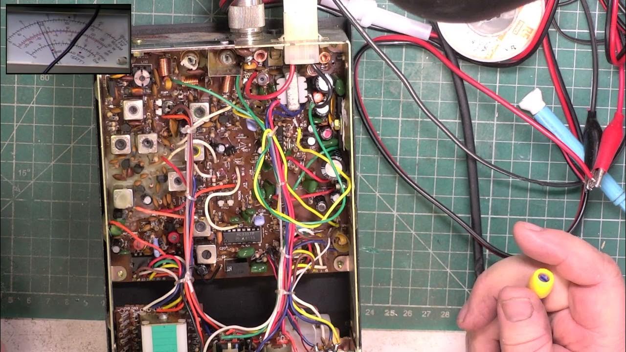 Commtron CB40F CB27/81 UK FM CB radio service alignment YouTube