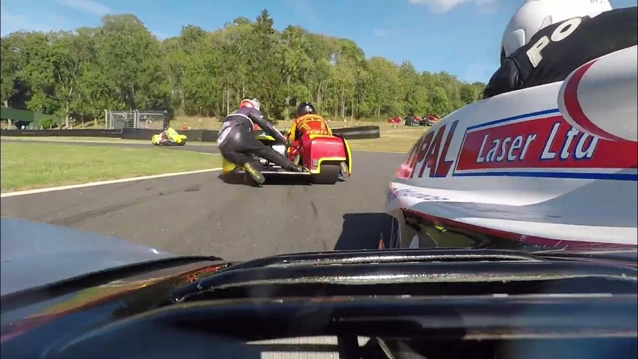 BMCRC Sidecar Cadwell revival last race 2022Gordon Pottinger and David