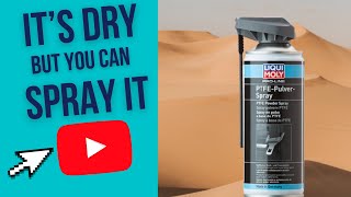 How to use a dry lubricant without attracting dirt and dust with Liqui Moly PTFE Spray - Episode 22
