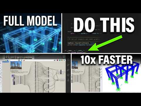 Automating Structural Engineering: Parametric Design to Full Structural Model-GH to Python toSAP2000