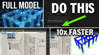 Automating Structural Engineering: Parametric Design to Full Structural Model-GH to Python toSAP2000