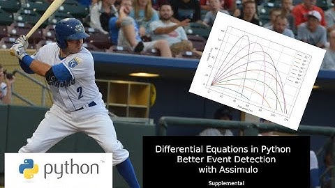 More on Ordinary Differential Equations in Python:  The Assimulo Package