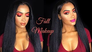 Fiery Fall Makeup Look | Van Henry