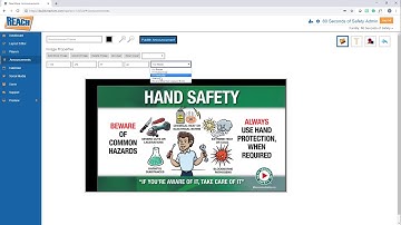 REACH Media Network | Digital Signage Software, Safety Content