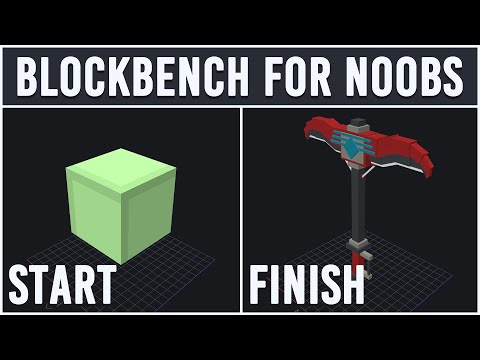How to create a Minecraft Pickaxe (and get it in-game!) - Blockbench for Noobs - Part 1
