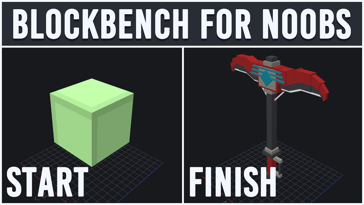 How to create a Minecraft Pickaxe (and get it in-game!) - Blockbench