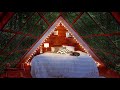 Cozy Cabin Ambience - Rainstorm with Thunder Sounds for Sleep 8 Hours