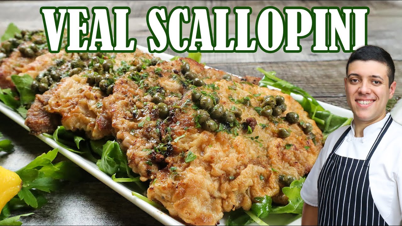 Veal Scallopini   Fast and Easy Dinner Recipe by Lounging with Lenny