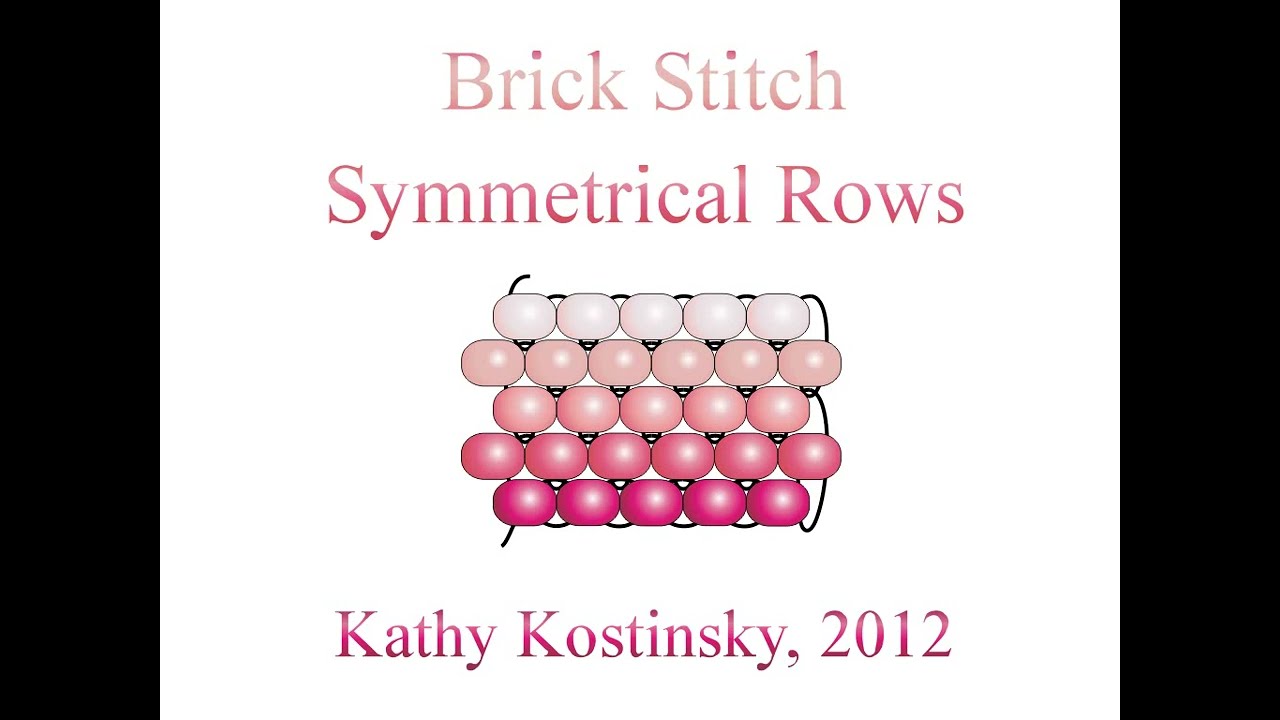 Brick Stitch. Beading cartoon