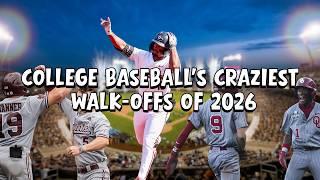 College Baseball’s CRAZIEST Walk Offs of 2026
