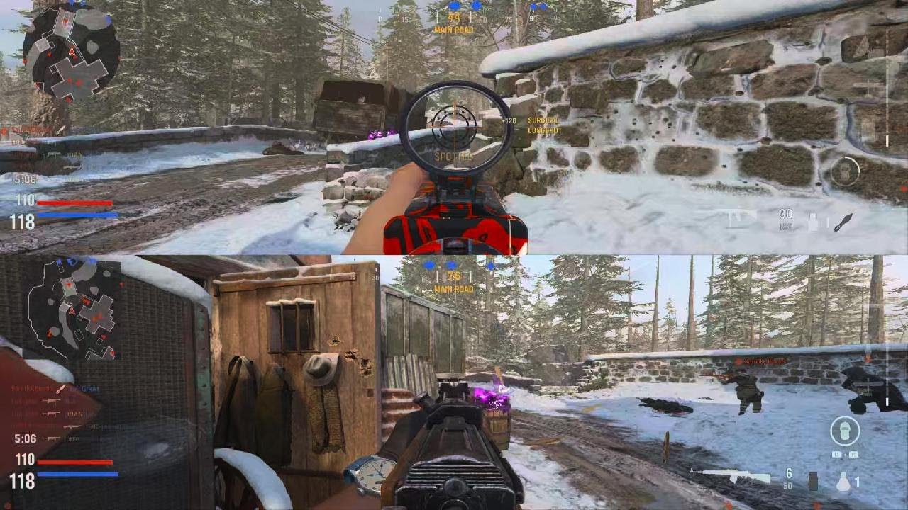 Call of Duty Vanguard Fat Throwing Knife Longshot From Behind Cover