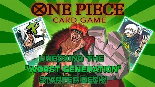 "The Rival of The Future Pirate King Is Here!" - One Piece Card Game Green Starter Deck Unboxing screenshot 3