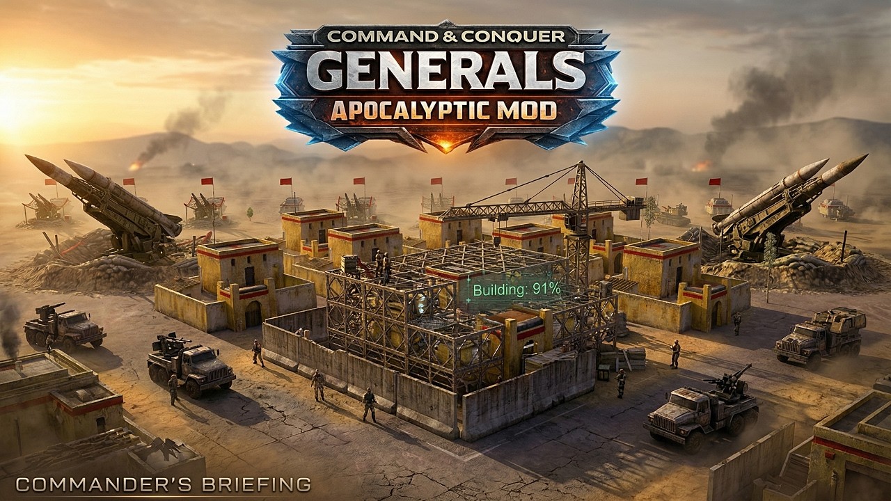 Command & Conquer Generals [Apocalyptic Mod] - Super-Cannon vs 7